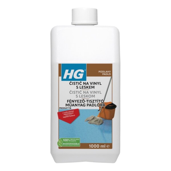 SIKO - HG vyživující čistič s leskem pro podlahy z umělých materiálů HGCLVL HGCLVL