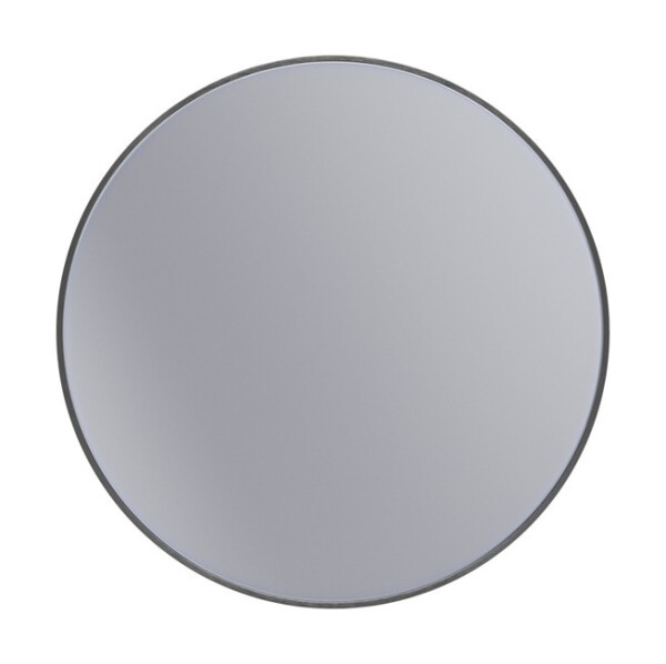 Erga Round, kulaté zrcadlo 70cm, černý rám, ERG-V01-ROUND-7070-BK