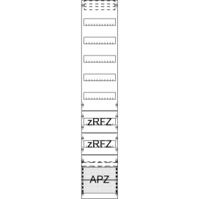 Striebel & John 2CPX054016R9999 FV19A2R2 Rozváděcí pole vestavné Počet modulů (šířka) = 12 Počet řádků = 5 Obsah 1 ks