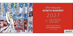 Kalendář stolní 2027 - Děti malují pro Konto Bariéry