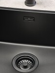 Nerezový dřez Reginox New York 40x40, R34255, Jet Black R34255