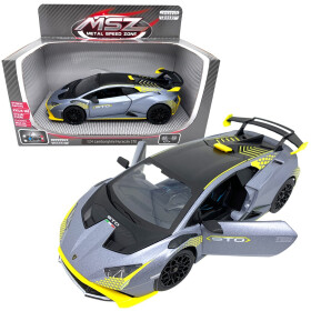 Kovový model - 1:24 Lamborghini Huracán STO Stříbrně šedá - Sparkys