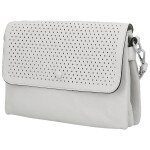 Trendy dámská koženková crossbody kabelka Kasandra, šedá