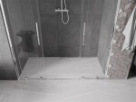 MEXEN/S - Velar Duo posuvné sprchové dveře 170, transparent, chrom 871-170-000-02-01