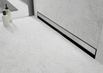 MEXEN - Flat Wall odtokový žlab 2v1 stěna 90 cm černá 1730090