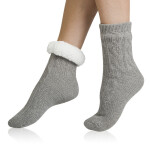 Teplé ponožky WARM SOCKS šedá model 18896559 Bellinda Velikost: