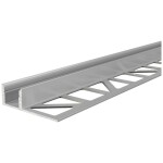 Deko Light 975331 EL-01-08 Dlaždicový profil, hliník, (š x v x h) 36 x 11 x 2500 mm, 2.50 m