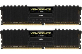 Corsair Vengeance LPX Black 32GB(2x16GB) 3200 MHz / DDR4 / PC4-25600 / CL16-20-20-38 / 1.35V / XMP2.0 / s chladičem (CMK32GX4M2E3200C16)