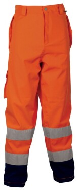 Reflexní pracovní kalhoty COFRA REFLEX Barva: Reflexní oranžová, Velikost: 56 (V076_0_02_56)