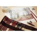 Derwent Drawing sada 12 přírodních pastelek