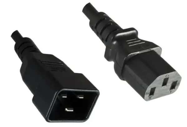 MicroConnect Prodlužovací kabel C13 - C20 1m černá (PE030610)