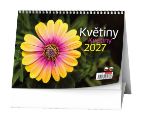 Stolní kalendář 2027 Baloušek Květiny týdenní