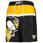 Pánské plavky Pittsburgh Penguins Starter Black Sea Wind Swim Trunks Velikost: