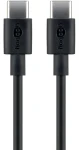 Goobay 66316 černá / Nabíjecí a synchronizační kabel / USB-C / 0,5 m (66316)