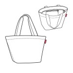 Nákupní taška přes rameno Reisenthel Shopper M Daisy red
