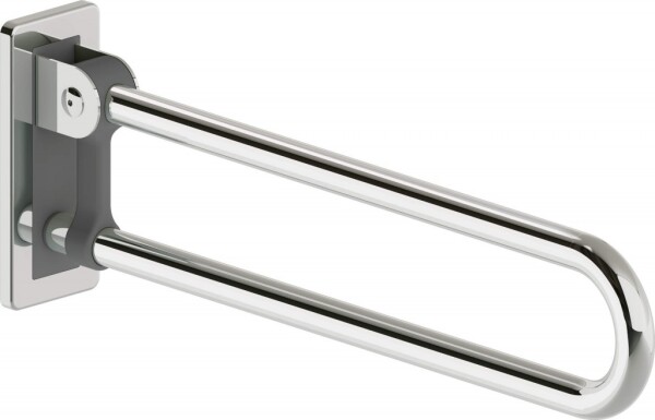 DEANTE - Lehnen ocel, antracit Nástěnná madlo, skládací - 70 cm NIL_042D