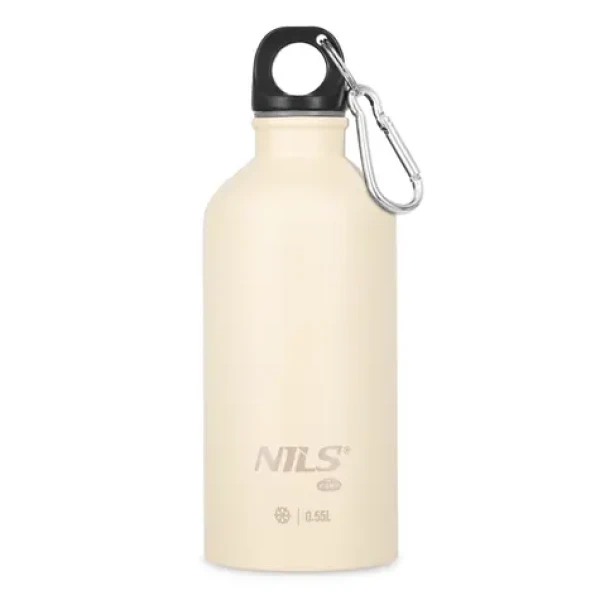 NILS Camp NC3801 Nerezová turistická láhev béžová 500 ml (5908261682469)