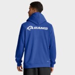 Nike Pánská mikina Los Angeles Rams NFL 2025 Sideline Standard Issue Hoodie Velikost: XL