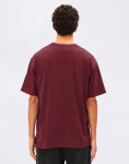 Tričko Armedangels Maarkos Heavy Weight 3639 velvet red