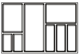 Agoform příborník Sky 800 barva: bílá