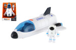 Raketoplán s astronautem, světlo, zvuk