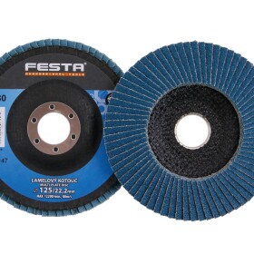 FESTA 22147 Kotouč lamelový, 125mm, P 80