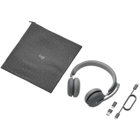 Logitech LOGI HEADSET Zone Wireless 2 UC GRAPHITE sluchátka otevřená (On Ear) grafit