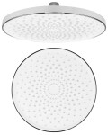 SAPHO - Hlavová sprcha, průměr 220, silikon trysky, ABS/chrom/bílá SK852