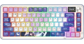 Redragon K708AK-RGB-PRO Flekact Pro fialová / Herní klávesnice / mechanická / Leopard L / RGB / bezdrátová (K708AK-RGB-PRO)