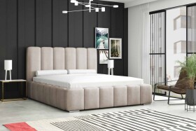 FRONTI Postel MODEL 14 140x200 světlebéžová - MONOLITH 02