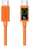 USAMS SJ773 oranžová / Datový kabel / USB-C - USB-C / PD 60W / 1,2 m (SJ773USB02)