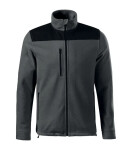 Effect fleece unisex ocelově šedá M