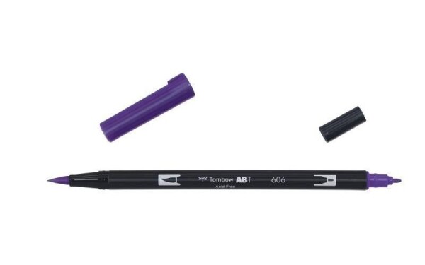 Tombow Oboustranný štětcový fix ABT - violet