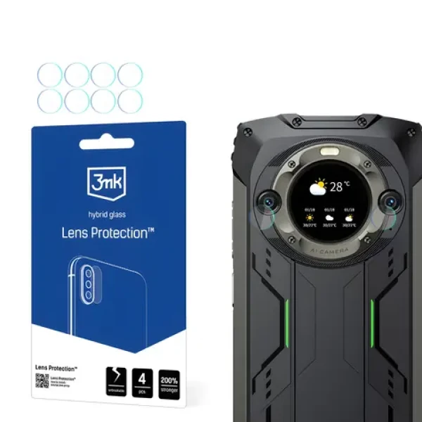 3mk Lens Protection sklo na kameru pro Blackview BV9300 Pro / Ochranné sklo na fotoaparát / Hybridní sklo