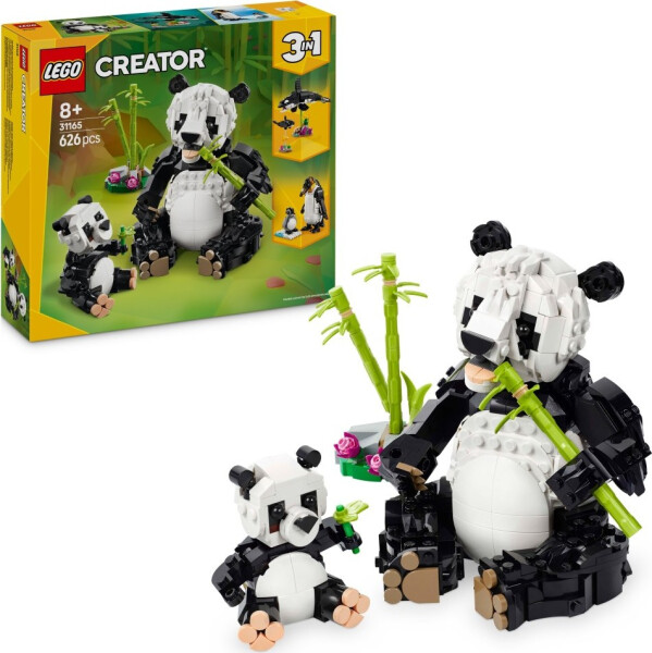 LEGO® Creator 3 v 1 31165 Divoká zvířata: Pandí rodinka - LEGO® Creator