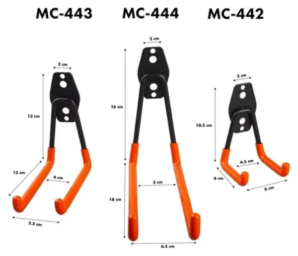 Držák MC-443 / Nástěnný držák na kolo / nosnost 50 kg (MC-443)