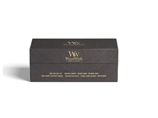 WoodWick Evening Onyx, Solar Ylang, Coastal Sunset 3 x 85 g