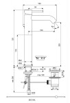 IDEAL STANDARD - CeraLine Umyvadlová baterie s výpustí, černá BC194XG