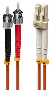 Lindy / Optický kabel / LC/ST / OM2 / Multimode / Duplex / 2 m (46491)