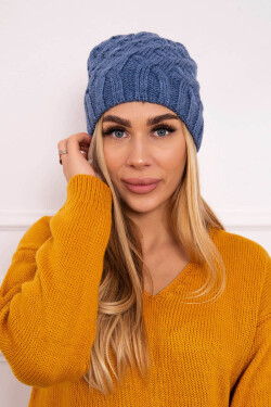 Fleecová čepice Agnes K239 denim UNI