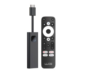 WG - WG Smart TV Stick 4K s Androidem, černá EDF_819167