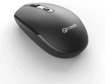 C-TECH WLM-15 / Bezdrátová optická myš / 1600 DPI / 4 tlačítka / BT5.0+2,4 GHz / 2×AAA (WLM-15BK)