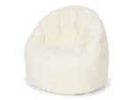 Little Dutch Křeslo dětské plyšové Soft White (8040.WHITELD)