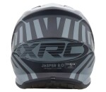 Dětská helma Xrc MX Jasper 2.0 black/grey - YM / šedá
