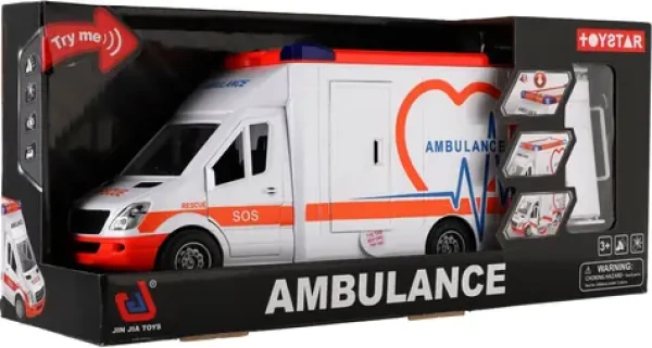 TEDDIES Auto ambulance 28 cm