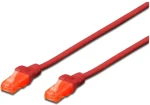 Digitus Cat6 U/UTP červený / Patch kabel / RJ45-RJ45 / 2 m / LSZH / AWG 26 (DK-1617-020/R)