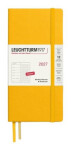 Týdenní plánovač & Zápisník Sunflower, tečkovaný Wallet B6+ x A6 2027, anglicky