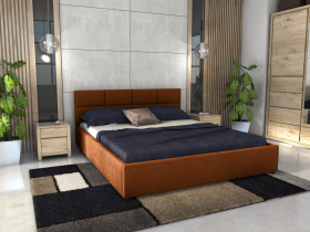 FRONTI Postel LIDIA 160x200 meděná