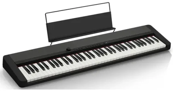 Casio CT-S1 76 BK černá / digitální piáno / 76 kláves / USB / 8x AA adaptér (4971850315247)