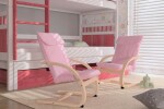 BRADOP Dětské pohupovací křesílko ADÁMEK R070 - 028 RŮŽOVÉ R070-S-028